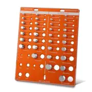 42 Nut and Bolt Thread Checker,Bolt Size and Thread Gauge,Bolt and Nut