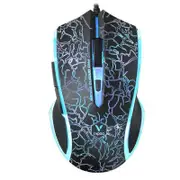 Rapoo V20S-BK V20S LED Optical Gaming Mouse Black Up to 3000dpi 16m Colour 5
