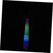 [Healvian] Sound Control Shining Tie for Men Women Light Up Tie for Halloween Rave Parties Glowing Novelty Accessory with Sound Activated Lighting Effects