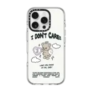 iPhone 16 Pro Clear Case MagSafe Compatible Angel Bear
