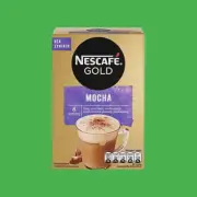 Nescafe Gold Mocha Latte Instant Coffee, New Recipe, 8 Cups, Free Shipping