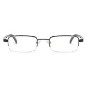 1 Pair Mens Half Frame Lightweight Rectangular Reading Glasses Classic Readers