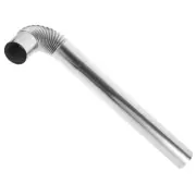 Stove Pipe Set Flue Stainless Steel Exhaust for Camping Charcoal Bbq with Lid