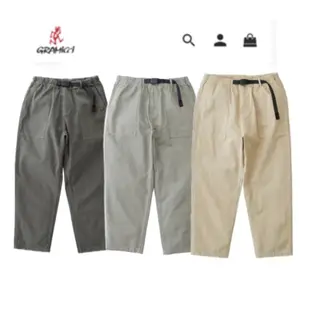 代購小野人GRAMICCI  LOOSE TAPERED PANTS腰帶 口袋 寬鬆九分褲 上寬下窄 錐形褲 長褲