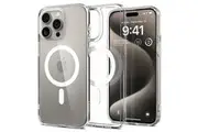 SPIGEN iPhone 15 Pro Max Case, 6.7 2023 Genuine Ultra Hybrid MagFit MagSafe Compatible Magnet Cover for Apple