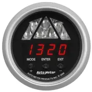 AutoMeter 3387 Shift Light 1 Stage Amber Shift Red Led Black Dial