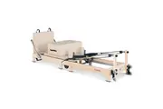 Lifespan Fitness Contour Folding Wooden Pilates Reformer Machine Set in Beige