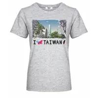 在飛比找蝦皮購物優惠-【Teeway】女短袖印花棉T-我愛台灣 i Taiwan 