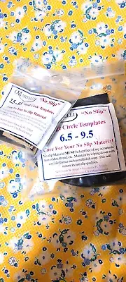 Martelli Nonskid Circle Templates NEW Small & Large Sets 2.5"-5.5" & 6.5"- 9.5"