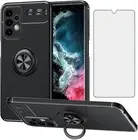 Phone Case for Samsung Galaxy A23 4G with Tempered Glass Screen Protector Cover