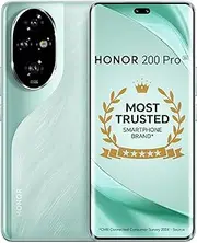 HONOR 200 Pro 5G (Ocean Cyan, 12GB+512GB) | 6.78-inch AMOLED Quad-Curved Display | Dual OIS 50MP+50MP+12MP Camera | 50MP Selfie Camera | Snapdragon 8s Gen 3 | AI-Powered MagicOS 8.0 | Without Charger