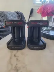 Powerblock Exp Sport Adjustable dumbbells 90lbs.. Pair ...( Handles only! )