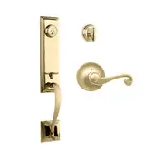 N2lok Seine Door Handle Single Cylinder with Spiral Lever Entrance Set Box Pack