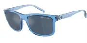Armani Exchange AX4145SF Asian Fit 834555 Men's Sunglasses Blue Size 57