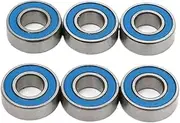 10PCS ABEC-5 MR126-2RS MR126 2RS MR126 RS MR126RS 6x12x4 mm Blue Rubber Sealed Miniature deep Groove Ball Bearing(MR126-2RS_ABEC 3)