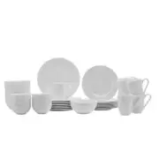 Mikasa Plates, Bawls, Mugs Tate !39!-Pc. Dinnerware Set, Lightweight, Bone China