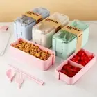 Food Storage Bento Box Wheat Straw Lunch Containers New Lunch Box