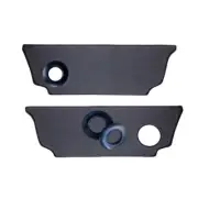 Rear Kick Panel Heater Grommet Set Black Volkswagen Vw Beetle Bug 1960 - 1979 (for: Volkswagen)