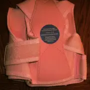 Vicorrect Adjustable Back Support Posture Corrector Pain Relief S/M Pink