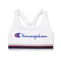 在飛比找Yahoo!奇摩拍賣優惠-【Champion】【零碼S】女款運動內衣藍字LOGO白 F