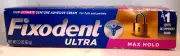 Fixodent Ultra Max Hold Denture Adhesive, 2.2 Oz