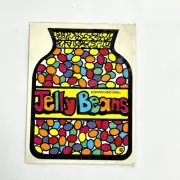 Scratch & Smell Sticker Jellybean Jar Scratch n Sniff Large 2” x 2.5” Vintage