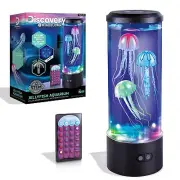 Discovery #Mindblown Jellyfish Aquarium Color-Morphing Lamp with 15 Light Opt...