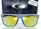 Oakley HOLBROOK Matte Stonewash Opaline POLARIZED Galaxy Gold Lens Sunglass 9102