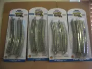 BACHMANN 16 PACK SET STEEL ALLOY BLACK AND NICKEL SILVER GRAY HO FREE SHIP