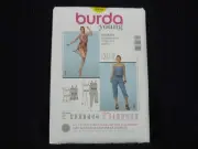 2010 BURDA YOUNG SEWING PATTERN # 7552~WOMEN'S JUMPSUITS OVERALLS~SIZES 6-18 NEW