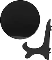 1Set Obsidian Scrying Mirror with Stand Decorative Accents for Meditation Divination Feng Shui Home Office Decor Present for Christmas Birthdays More