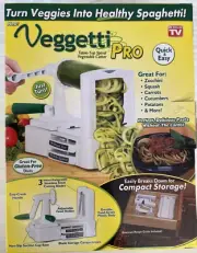 Veggetti Spirolizer Spiral Vegetable Slicer Cutter Veggie Salads Coleslaw Pasta