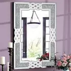 Large Crush Diamond Decorative Venetian Wall Mirrors Artistic Accent Mirror AU