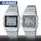 【CASIO 卡西歐】世界地圖探險復古風格電子錶(A500WA)共兩色