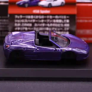 1/64 京商 法拉利 458 Spider 合金車模 老車