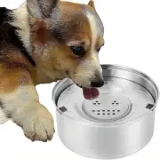 REGODI Large Capacity Stainless Steel Dog Water Bowl, No Spill Splash Proof S...