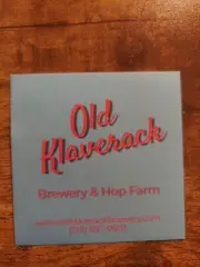 Old Klaverack Brewery Sticker (New York beer collectible)