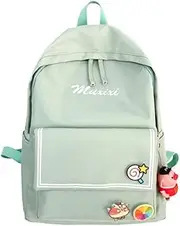 [YUN MENG] Women Shoulder Bags Zipper Backpacks Casual Daypack School Bag for Women (Color : Green)