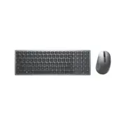 Dell Multi-Device Wireless Keyboard & Mouse Combo US English - KM7120W - Scissors Wireless Bluetooth/RF 5.0 2.40 GHz Keyboard - Keyboard/Keypad Color: Titan Gray