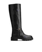 Tod's T Timeless Knee-High Boots 35,36,37,38,36.5,35.5 black