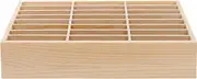 Zerodeko Wooden Multi-grid Temporary Phone Stand 24 Grid Wood Desktop Storage Box Office Mobile Phone Management Organizer Classroom Cell Phone Holder