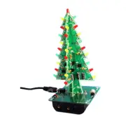 1PCS Christmas Trees LED DIY Kit Professional Red Green Flash LED Circuit