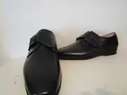 Florsheim Boys Toddler ABE PT Monk Jr Leather Dress Formal Shoes Black Size 13