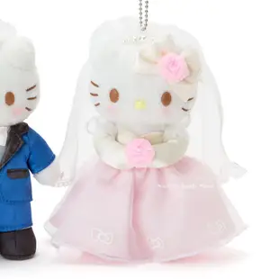 日本限定 丹尼爾 & HELLO KITTY 婚禮 珠鍊吊飾 對偶娃娃套組