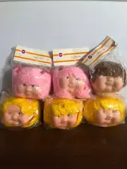 Lot of 6 Zim's Plastic Doll Heads