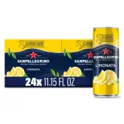 Sanpellegrino Italian Sparkling Drink Limonata, Sparkling Lemon Beverage, 24 ...
