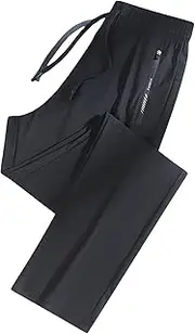 [WAJCSHFS] Pants for Women Casual Stretch Quick Drying Pants Travel Hiking Summer Pants Unisex Lightweight Pants, Zc-black