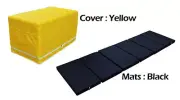 MULTI PURPOSE MAGIC BOX CUSHION FOLDABLE PLAY MATS FOR BABY TODDLER YELLOW COLOR