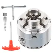 LABLT For the Wood Lathes 2.75" 4-Jaw Self-Centering Keyed Lathe Chuck 1" × 8TPI