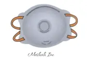 N95 Respirator Valve MASK HDX BRAND (60 Quantity)